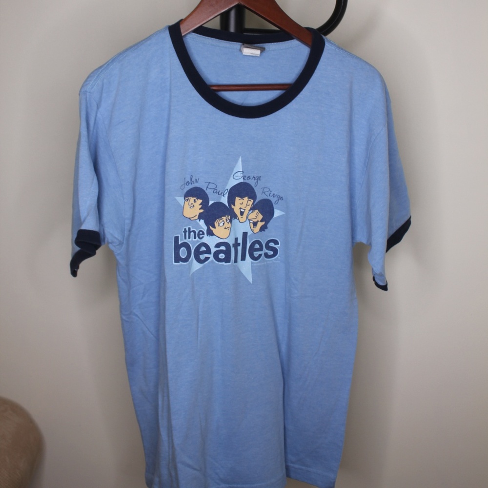 The Beatles cartoon T shirt L size